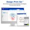 Avery Light Transfer Paper for T-Shirts, 7.5" Diameter Pre Die-Cut Iron-On Circle Transfers, Print-to-the-Edge, 6 Sheets of Heat Transfer Paper, 6 Total (02237)